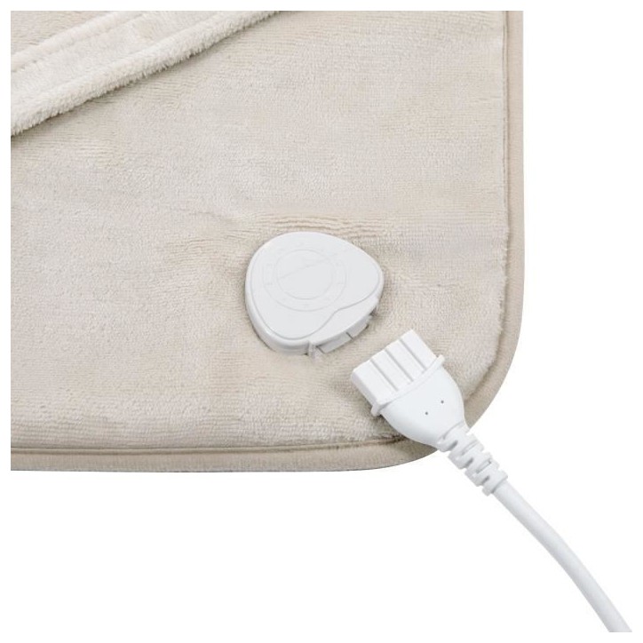 Coussin chauffant dos et cervicales - LIVOO - DOS218C - 100 W - 60 x 90 cm - Flanelle - Lavable en machine 30° - 50-65° - Crem Coussin chauffant dos et cervicales - LIVOO - DOS218C - 100 W - 60 x 90 cm - Flanelle - Lavable en machine 30° - 50-65° - Crem