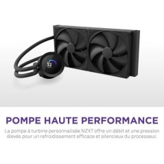 Watercooling - NZXT - RL-KN240-B2 - Kraken Plus 240 - Écran LCD 1.54 personnalisable - Noir - Performance améliorée
