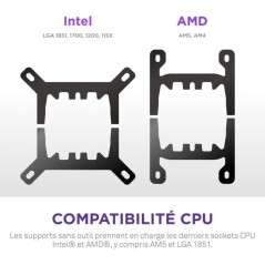 Watercooling - NZXT - RL-KN240-B2 - Kraken Plus 240 - Écran LCD 1.54