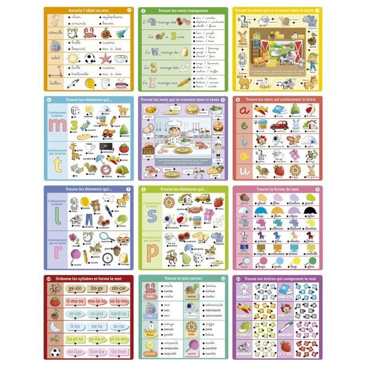 Conector J'apprends a Lire - Jeu éducatif - EDUCA - 90 questions, 12 themes, format livre - Des 4 ans Conector J'apprends a Lire - Jeu éducatif - EDUCA - 90 questions, 12 themes, format livre - Des 4 ans