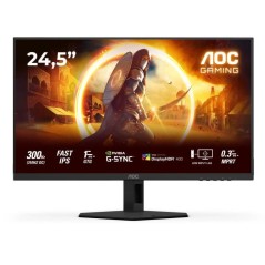Ecran PC Gamer - AOC - FHD - 24,5'' - 300Hz- Fast IPS - 0,3ms - 25G4SR