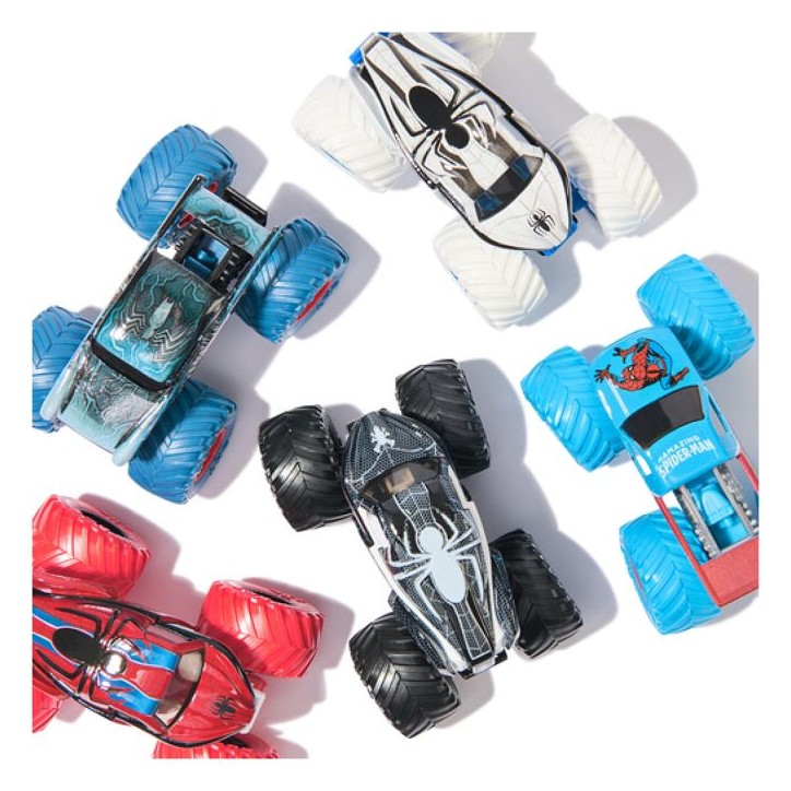 Spiderman Die Cast Monster Jam Pack De 5