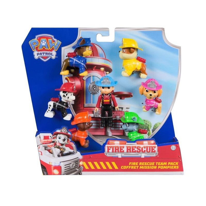 Figurines Pat Patrouille Fire Rescue Multipack