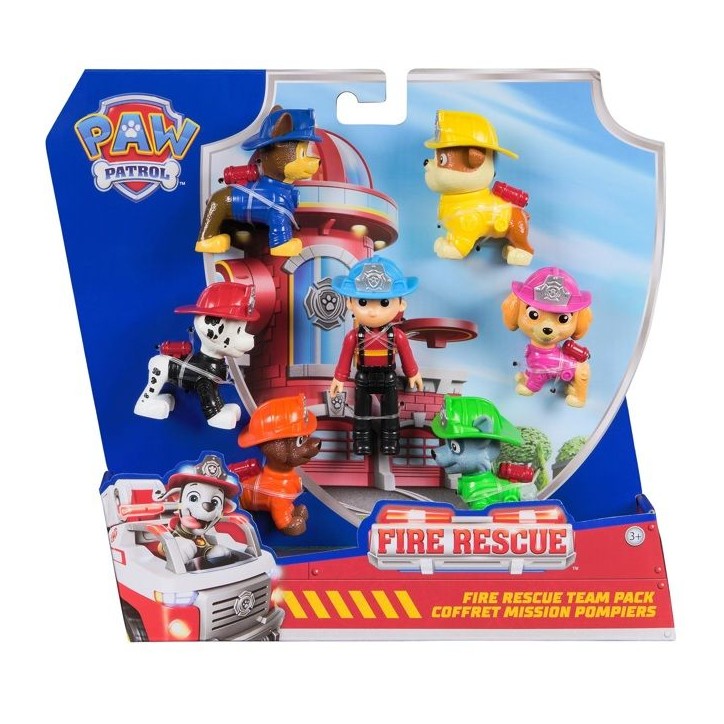 Figurines Pat Patrouille Fire Rescue Multipack Figurines Pat Patrouille Fire Rescue Multipack