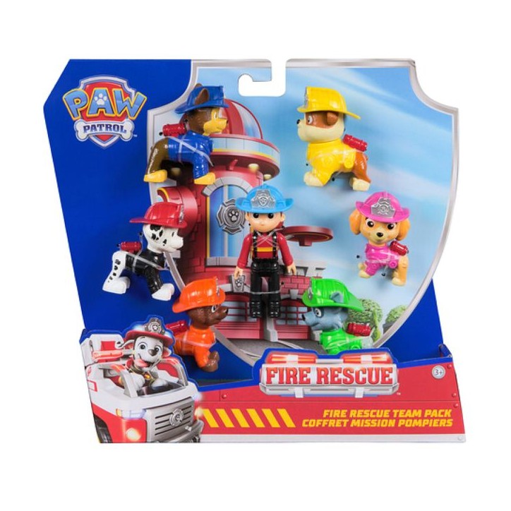 Figurines Pat Patrouille Fire Rescue Multipack Figurines Pat Patrouille Fire Rescue Multipack