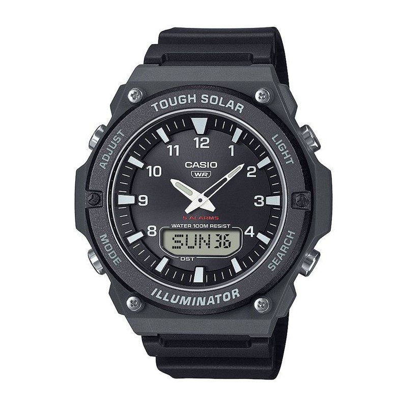 Montre - CASIO - AQ-S820W - Homme - Noir - Solaire - Ana-Digital