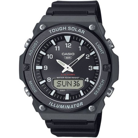 Montre - CASIO - AQ-S820W - Homme - Noir - Solaire - Ana-Digital