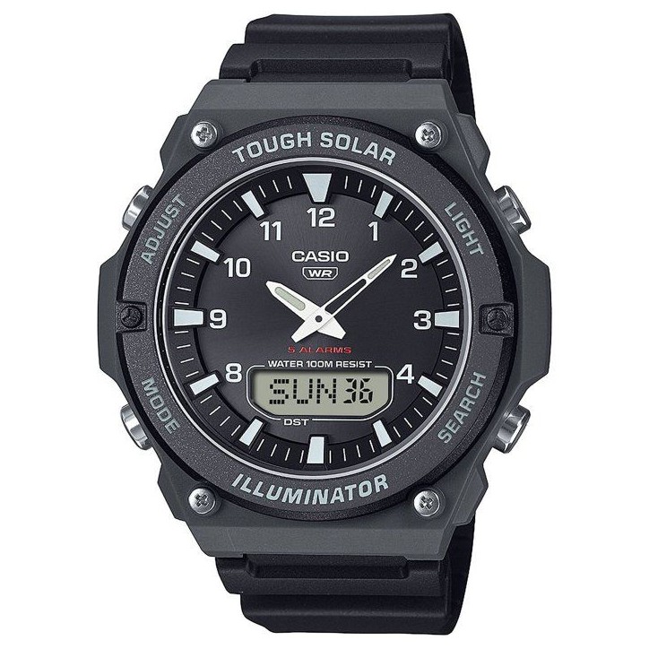 Montre - CASIO - AQ-S820W - Homme - Noir - Solaire - Ana-Digital Montre - CASIO - AQ-S820W - Homme - Noir - Solaire - Ana-Digital