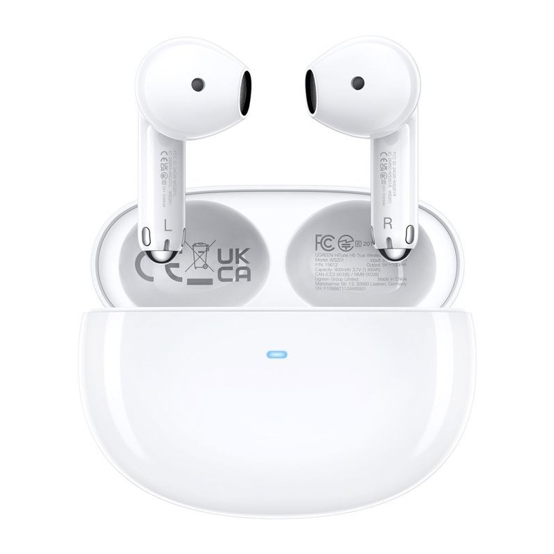 Écouteurs sans fil - UGREEN - Modele H5 - Bluetooth semi-intra - Blan