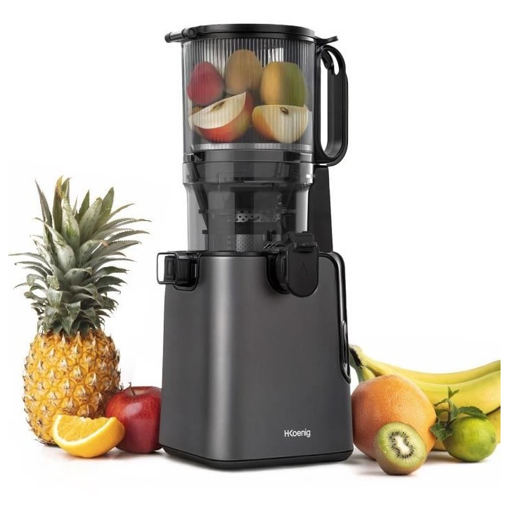 Extracteur de jus ouverture large - HKoeNIG - GSX26 - 250 W - 1,8 L - Noir