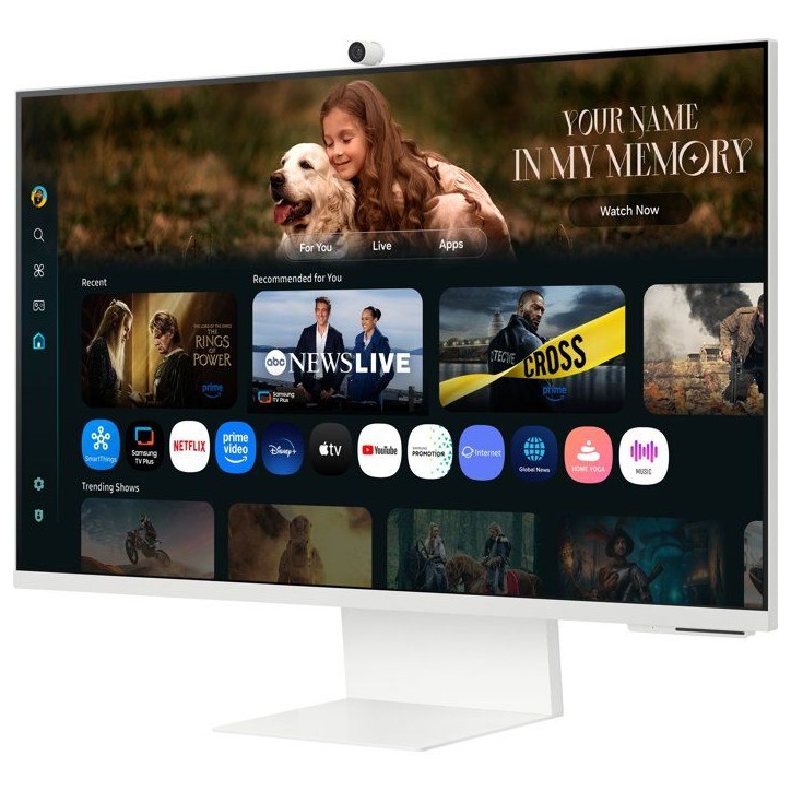Ecran PC - SAMSUNG - 32 - UHD 4K - 60Hz - Dalle VA - 4ms - SMART MONITOR M8 - M80F - Blanc