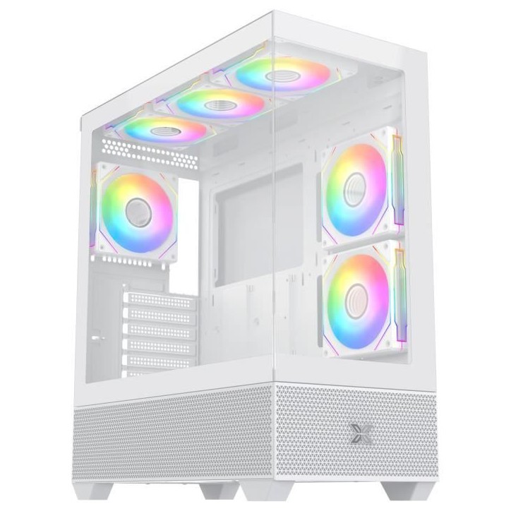Boitier sans alimentation - XIGMATEK Alphard Arctic - Moyen tour - Format E-ATX - Blanc Boitier sans alimentation - XIGMATEK Alphard Arctic - Moyen tour - Format E-ATX - Blanc