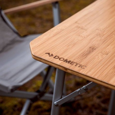 Table de camping - DOMETIC - Compact Camp Table Bamboo - Pliable - Bambou - Aluminium
