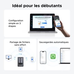 Serveur NAS - UGREEN - DXP2800 - 2 baies - 8 Go