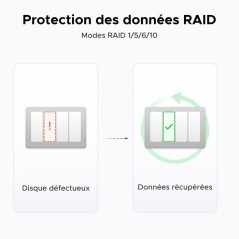 Serveur NAS - UGREEN - DXP4800 Plus - 4 baies - 8 Go