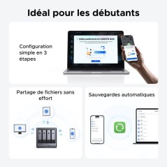 Serveur NAS - UGREEN - DXP4800 Plus - 4 baies - 8 Go