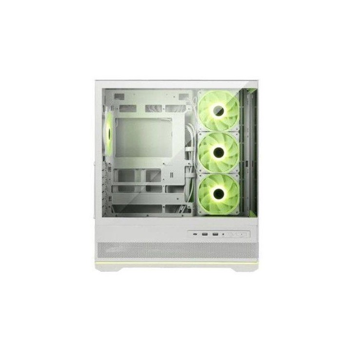 Boîtier PC - MSI - MAG Pano 110R PZ - Moyen tour - Blanc Boîtier PC - MSI - MAG Pano 110R PZ - Moyen tour - Blanc