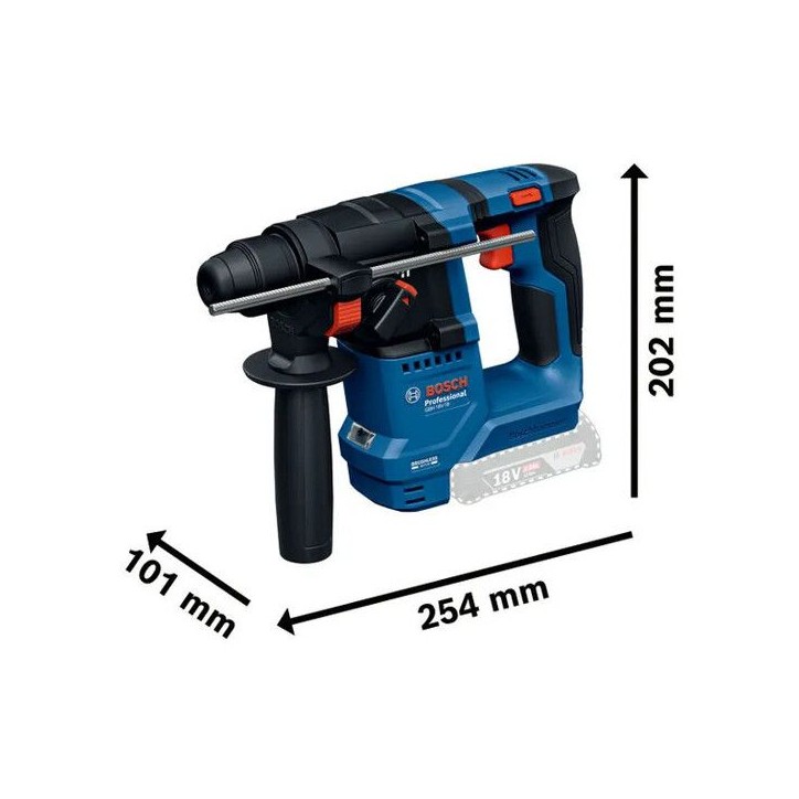 Perforateur GBH 18V-18 Professional SDS Plus avec KickBack Control, sans batterie, ni chargeur - Livré dans L-Boxx 136 - BOSCH Perforateur GBH 18V-18 Professional SDS Plus avec KickBack Control, sans batterie, ni chargeur - Livré dans L-Boxx 136 - BOSCH