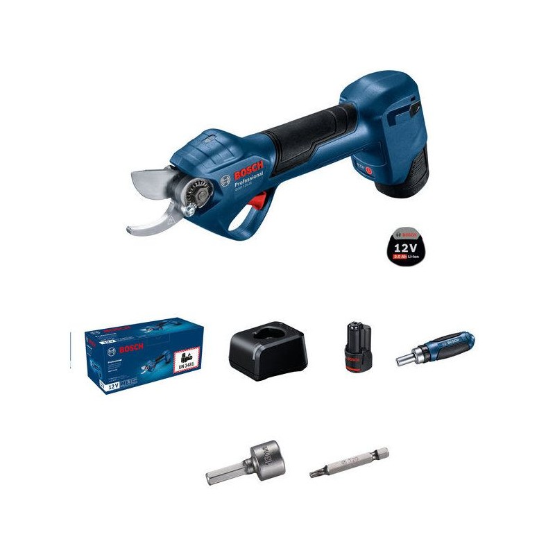 Élagueur sans fil Pro Pruner GGP 12V-25 Professional avec 2 Batteries
