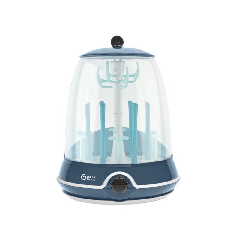 BABYMOOV Turbo Steam(+) - 2 en 1, Stérilisateur biberons vapeur et Eg