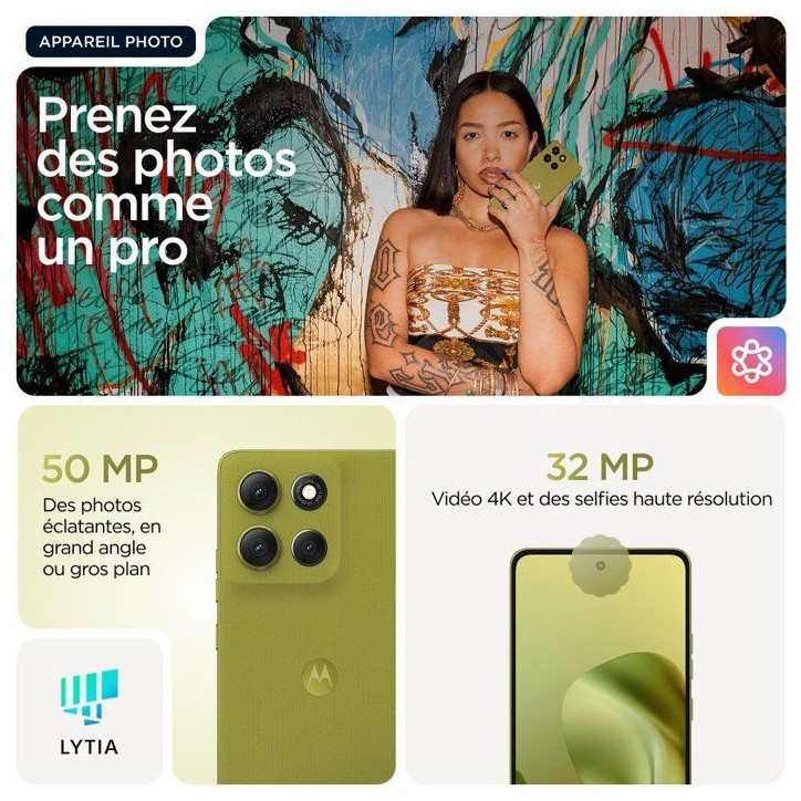 MOTOROLA - G86 - 8/256 Go - Vert