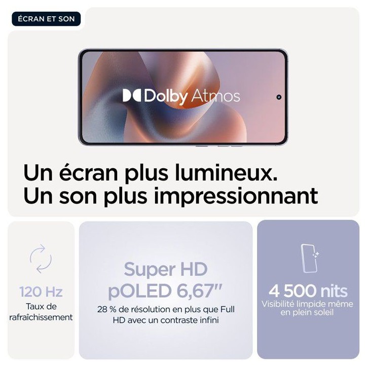 MOTOROLA - G86 - 8/256 Go - Violet