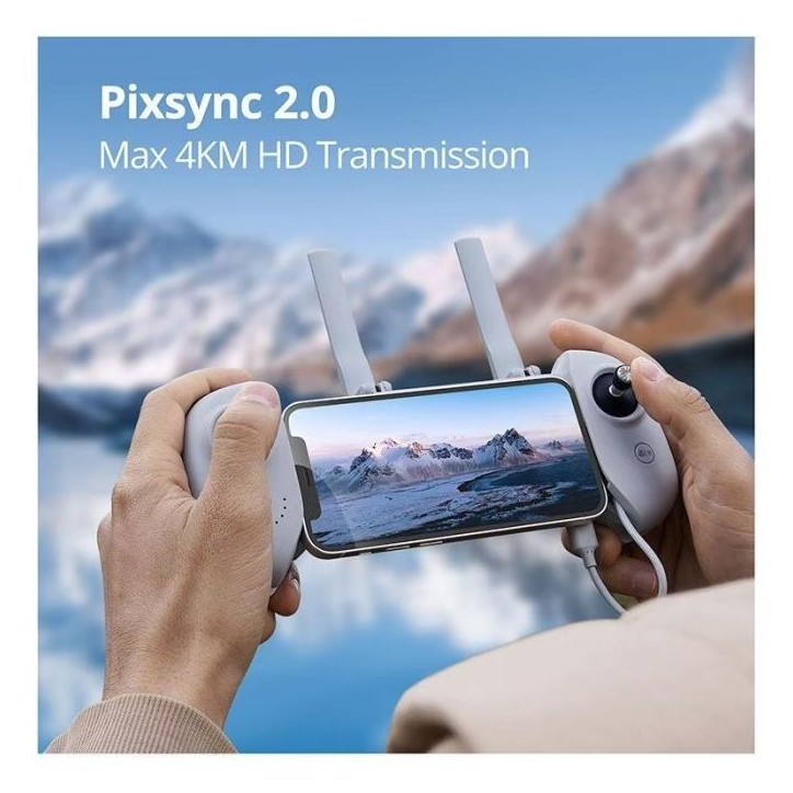 Drone - POTENSIC - Atom SE - Caméra 4K UHD - Autonomie 32 min - Blanc