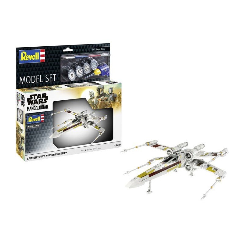 Maquette - REVELL - Model Set - Star Wars - X-Wing Fighter Carson Teva