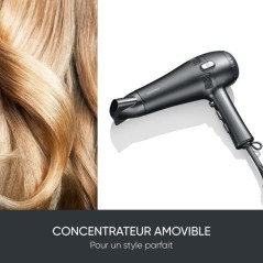 Seche-cheveux avec câble rétractable - SEVERIN - HT 0165 - Diffuseur