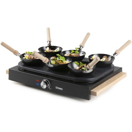 Wok party set 2-en-1 - DOMO - DO8719W - 6 personnes - Wok et Pancakes - 1000 W