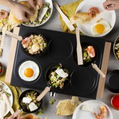 Wok party set 2-en-1 - DOMO - DO8719W - 6 personnes - Wok et Pancakes