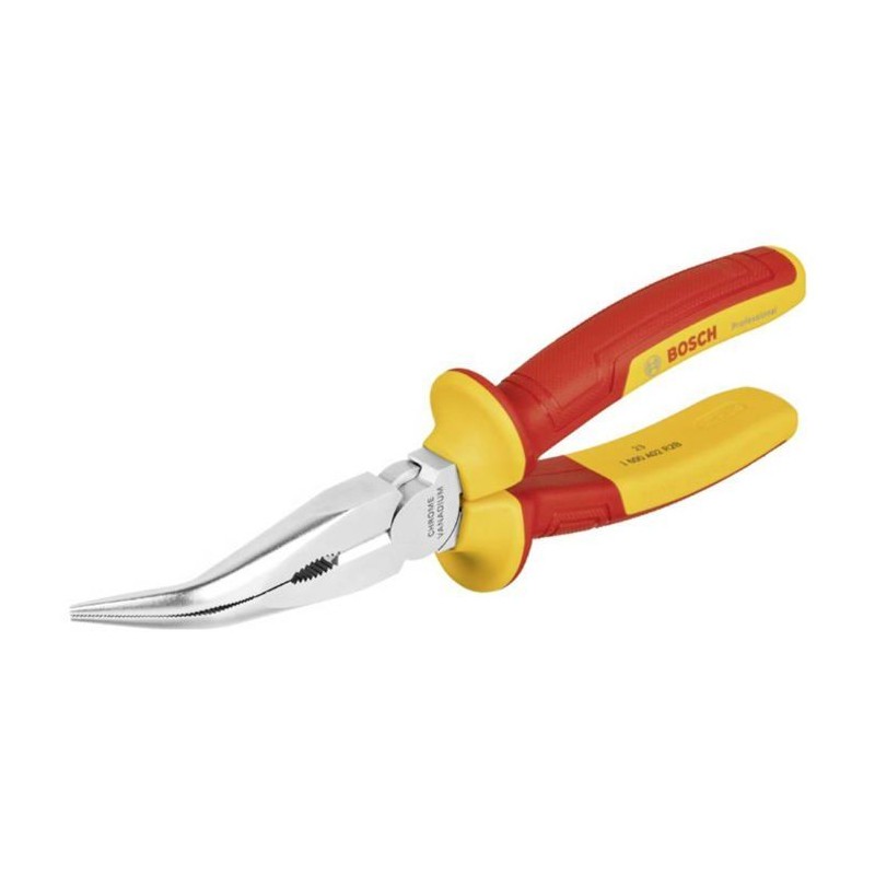 Pince VDE a bec long coudée - BOSCH PROFESSIONAL - 200 mm - Isolée j