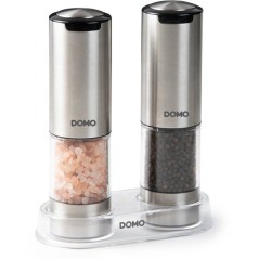 Ensemble de 2 moulins a poivre et sel électriques - DOMO - USB - 96 m