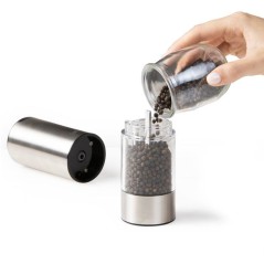 Ensemble de 2 moulins a poivre et sel électriques - DOMO - USB - 96 m