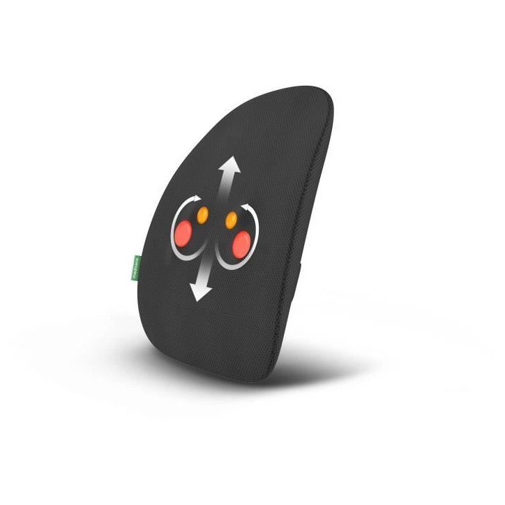 Dossier de massage rechargeable - MEDISANA - MC 500 - Shiatsu - sans fil - 2 vitesses - Noir Dossier de massage rechargeable - MEDISANA - MC 500 - Shiatsu - sans fil - 2 vitesses - Noir