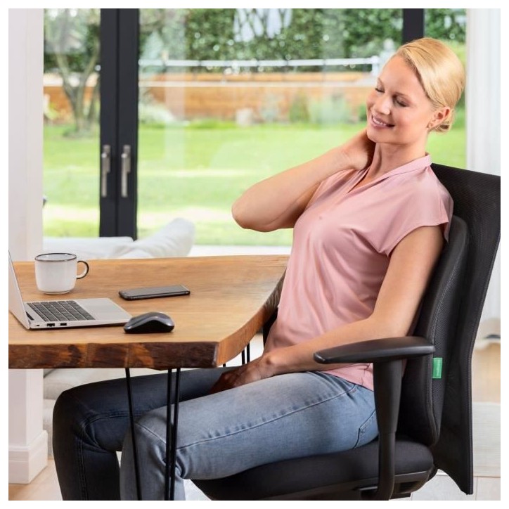 Dossier de massage rechargeable - MEDISANA - MC 500 - Shiatsu - sans fil - 2 vitesses - Noir Dossier de massage rechargeable - MEDISANA - MC 500 - Shiatsu - sans fil - 2 vitesses - Noir