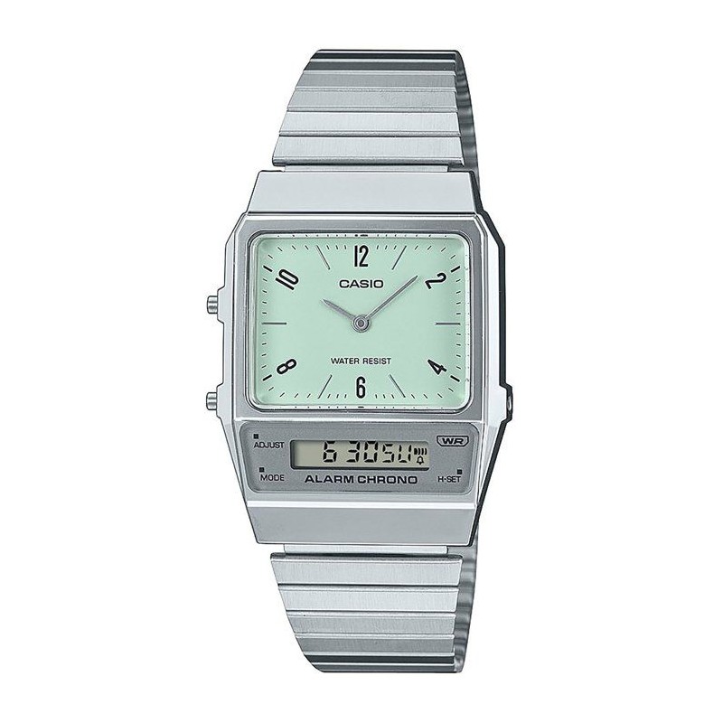 Montre - CASIO - AQ - Mixte - Vert - Quartz - Digital