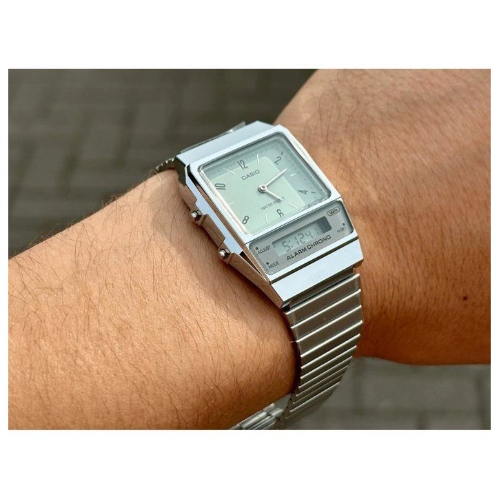 Montre - CASIO - AQ - Mixte - Vert - Quartz - Digital Montre - CASIO - AQ - Mixte - Vert - Quartz - Digital