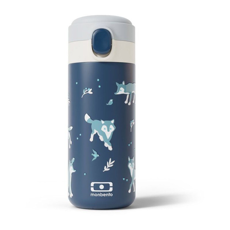 Gourde isotherme a bec verseur - MONBENTO - Enfants - Bouchon ouvertur