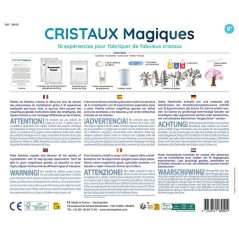 Cristaux Magiques - SENTOSPHERE - Collection de minéraux - 10 expéri
