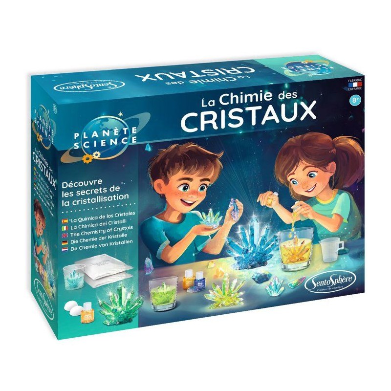 La Chimie des Cristaux - SENTOSPHERE - Collection de minéraux - 2 sac