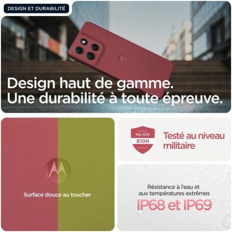 MOTOROLA - G86 - 8/256 Go - Rouge