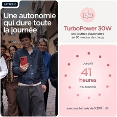 MOTOROLA - G86 - 8/256 Go - Rouge