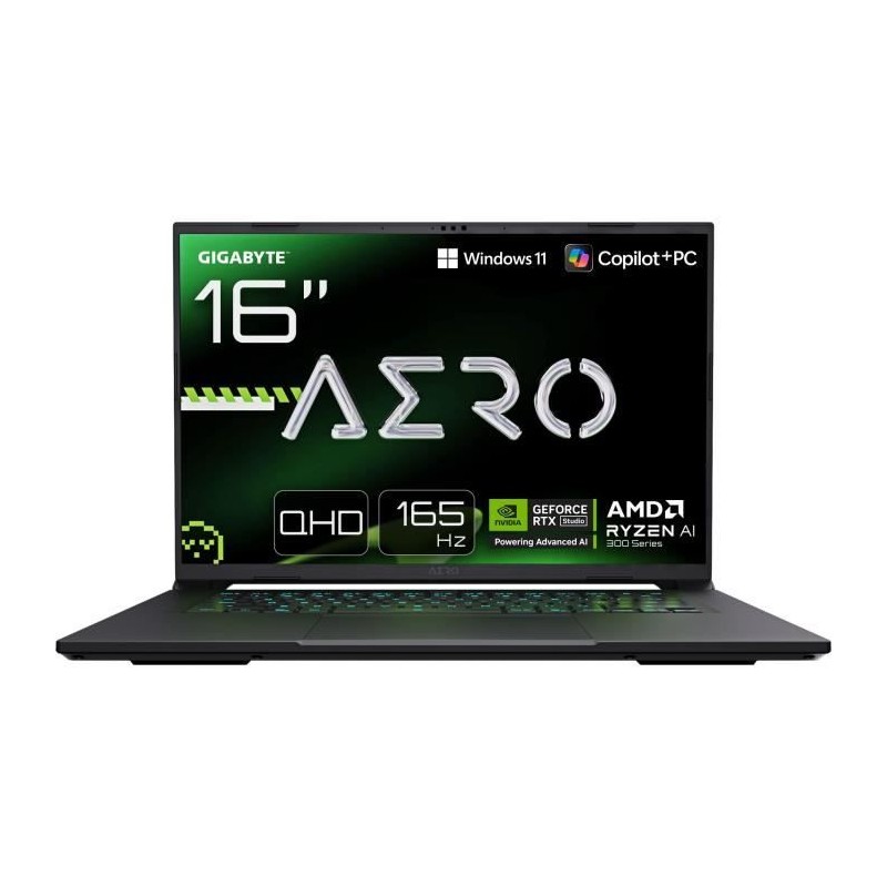 PC Portable gamer GIGABYTE AERO X16 1WH93FRC94AH - 16'' QHD+ 165HZ - R
