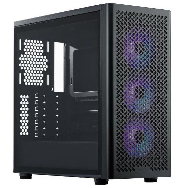 Boitier PC Gaming - COOLER MASTER - E502-KGNN-S00 - Elite 502 - Moyen tour - ATX, Micro-ATX et Mini-ITX Boitier PC Gaming - COOLER MASTER - E502-KGNN-S00 - Elite 502 - Moyen tour - ATX, Micro-ATX et Mini-ITX