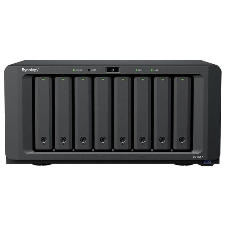 Serveur NAS PME - SYNOLOGY - DS1825+ - 8 baies - 8 Go de RAM Serveur NAS PME - SYNOLOGY - DS1825+ - 8 baies - 8 Go de RAM