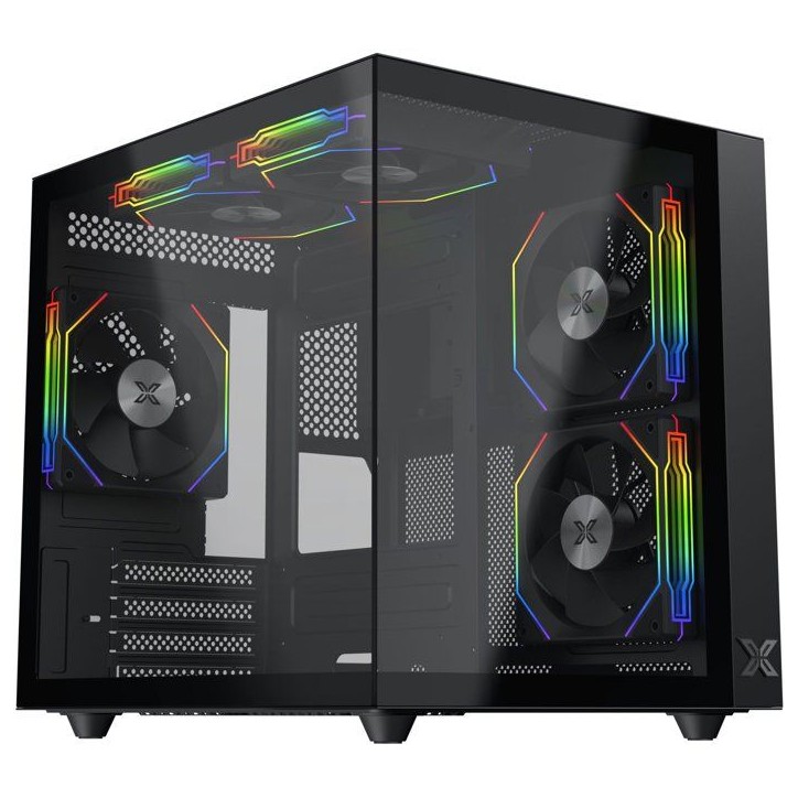 XIGMATEK - EN44410 - Aqua M Lite - Boitier PC sans alimentation - Cube - Format Micro-ATX - Noir XIGMATEK - EN44410 - Aqua M Lite - Boitier PC sans alimentation - Cube - Format Micro-ATX - Noir