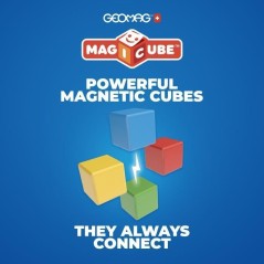 Blocs magnétiques - GEOMAG - Set créatif - 16 pieces - Éducatif - P