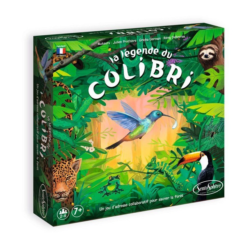 Jeu de société Coopératif - SENTOSPHERE - La légende du colibri -