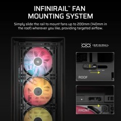 Boitier PC - CORSAIR - FRAME 5000D Mid-Tower Airflow Case - Radiateur